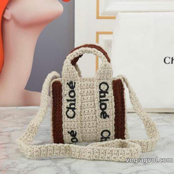 Chloeの最新爆金綿糸ショッピングバッグ 0